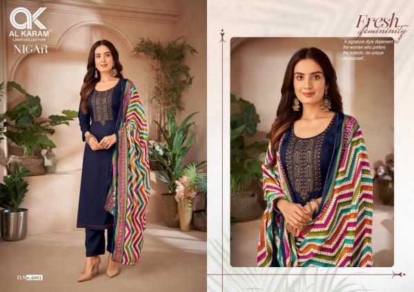 AlKaram Nigar Vol-4 – Exclusive Embroidery Dress Material